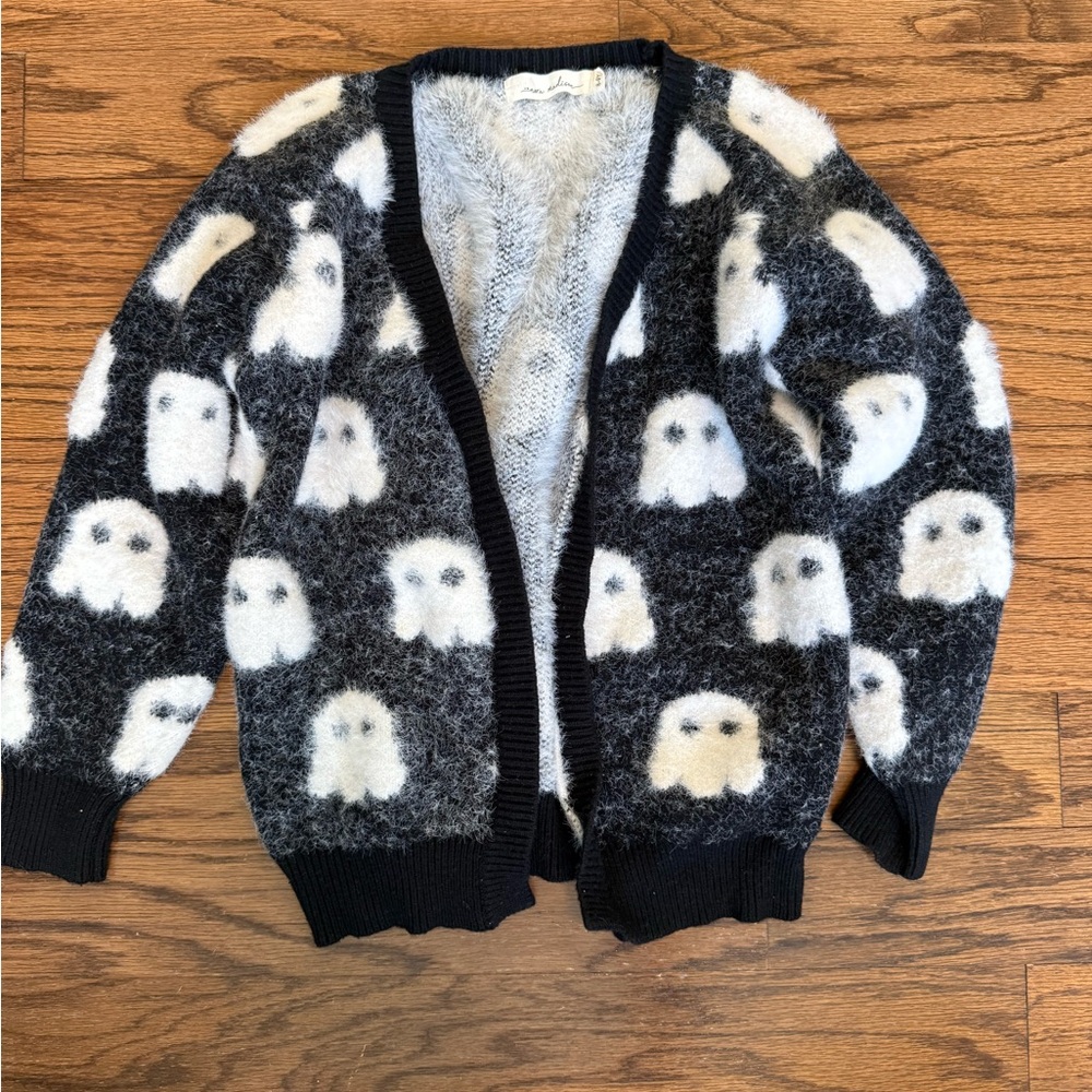 Nora Madison Fuzzy Ghost Cardigan - 8/9